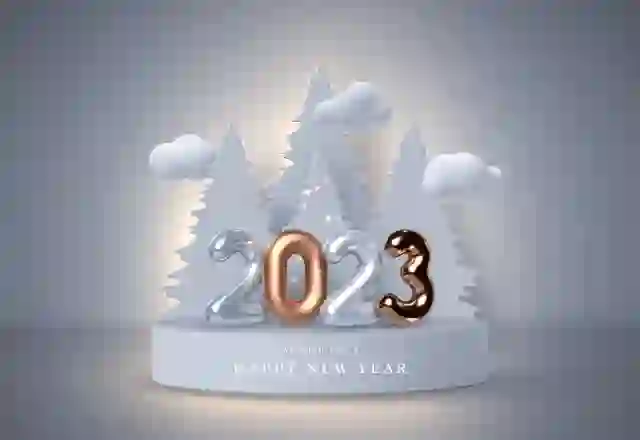 New year 2023 of हर दम खुशियां हो साथ कभी दामन न हो खाली हम सब की तरफ से  हैप्पी न्यू ईयर